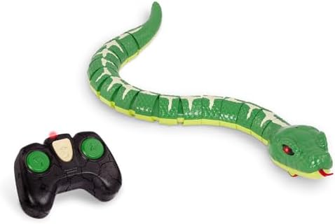 Terra by Battat Remote Control Emerald Tree Boa – Electronic Snake Toy for Kids Ages 6+