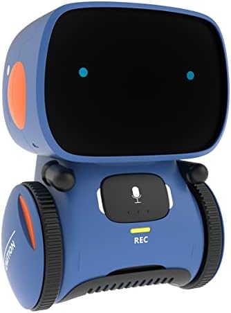 98K Robot Toy for Boys and Girls, Smart Talking Robots Intelligent Partner and Teacher with Voice Control and Touch Sensor, Singing, Dancing, Repeating, Gift Toys for Kids Age 3 and Up