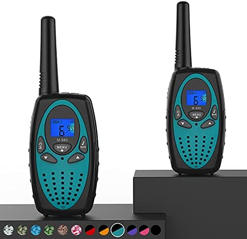 Topsung M880 Walkie Talkies for Adults (Blue 2 Pack)