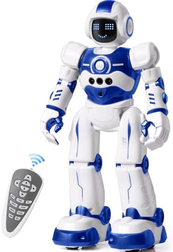 EduCuties Robot Toys for Kids,Programmable Remote Control Smart Walking Dancing Robot Toy Gift with Gesture & Sensing for Age 4 5 6 7 8 9 10 Year Old Boys for Birthday Gift Present