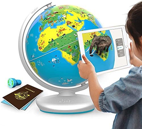 PlayShifu Educational Globe for Kids – Orboot Earth (Globe + App) Interactive AR World Globe | 400 Wonders, 1000+ Facts | STEM Toy Gifts for Kids 4-10 Years | No Borders, No Names on Orboot Globe