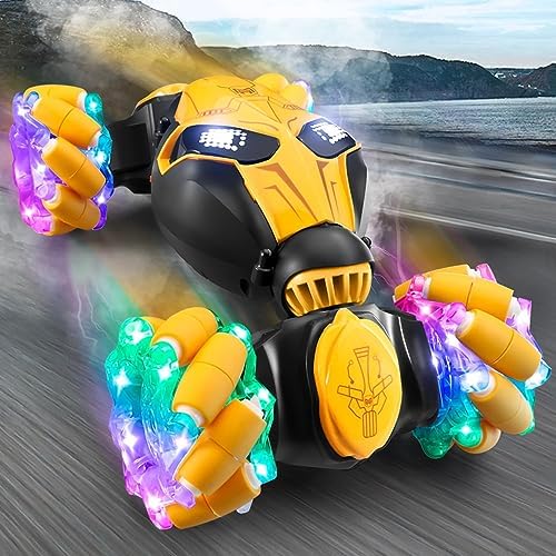 FUUY 1:18 RC Cars Gesture Sensing Stunt Car 2.4GHz Hand Controlled Remote Control Car 360° Rotation Vehicle Cool Kids Toys for 10 Year Old Boy Gift Ideas