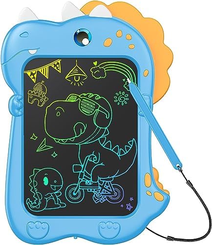 Kizmyee LCD Writing Tablet Kids,Toddler Toys for 3 4 5 6 Year Old Boys Girls Gifts, 8.5inch Kids Toys Doodle Board, Dinosaur Toys Drawing Pad for Kids 3+ Year Old Boy Girl Birthday Gifts