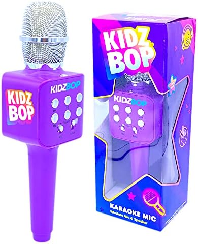 Move2Play, Kidz Bop Karaoke Microphone | The Hit Music Brand for Kids | Birthday Gift for Girls and Boys | Toy for Kids Ages 4, 5, 6, 7, 8+ Years Old