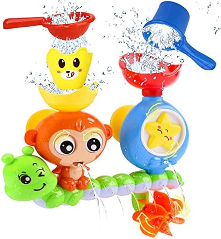 Bath Toys for Toddlers 1-3 Age 1 2 3 4 Year Old Boys Girls Toddler Bath Tub Toys for Kids Baby Infant Water Bath Tub Toys