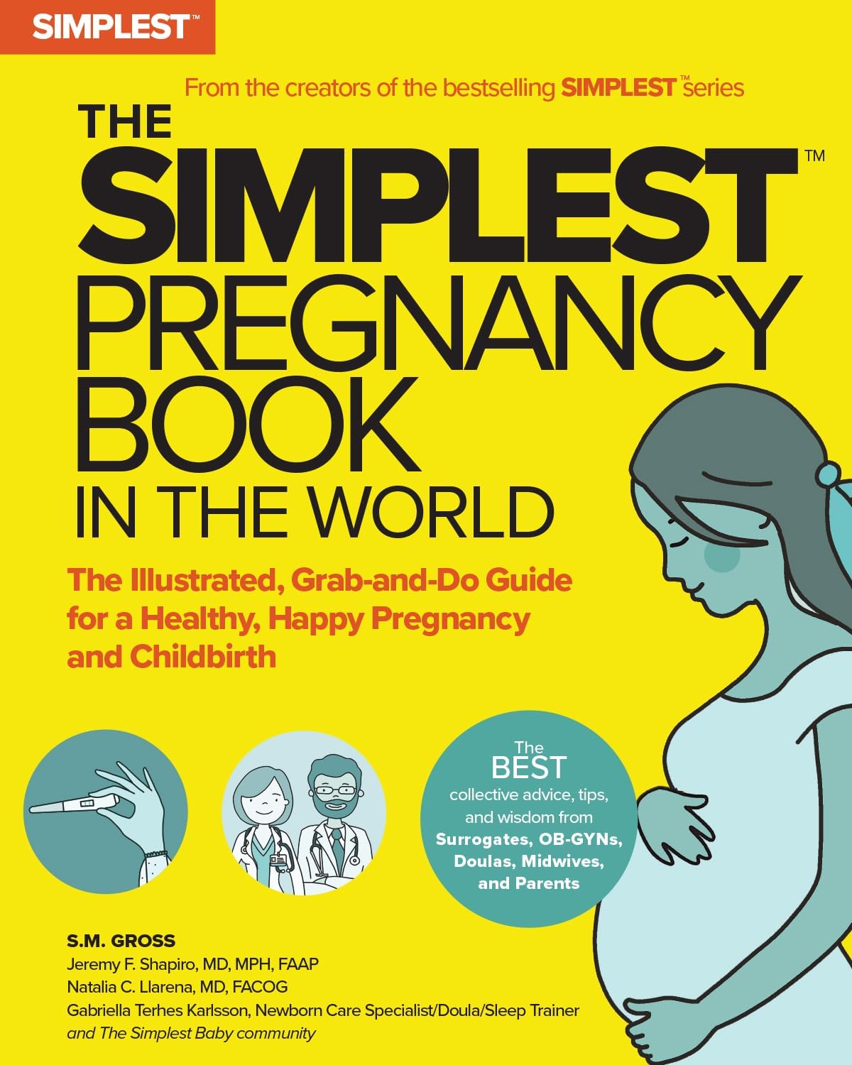 The Simplest Pregnancy Book in the World: The Illustrated, Grab-and-Do Guide for a Healthy, Happy Pregnancy and Childbirth