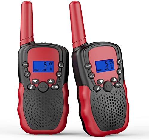 AIKTUPSY Walkie Talkies for Kids, Toys for 3-10 Year Old Boys Girls, Kids Walkie Talkies 3 Miles Range 22 Channels 2 Way Radio Toy with Flashlight Birthday Gifts for Girls Boys Ages 9-12