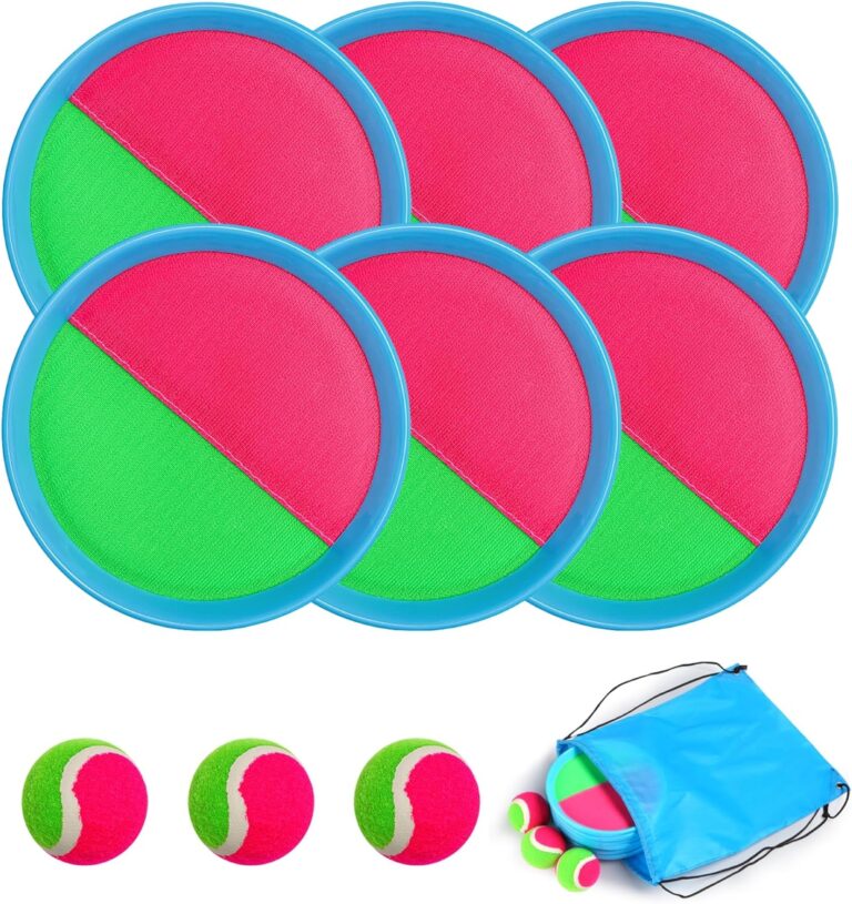 Toss and Catch Ball Game Set,Outdoor Games Toys, Playground Balls, Beach Games Set,Summer Toys for Kids Ages 4-8, Perfect Kids Toys Sets,Playground Sets for Kids Christmas Birthday Gifts